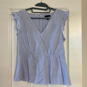 J. Crew flutter sleeve top